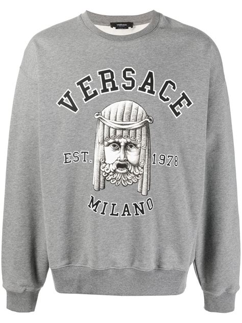 versace sweatshirt inside label|versace crew neck sweater.